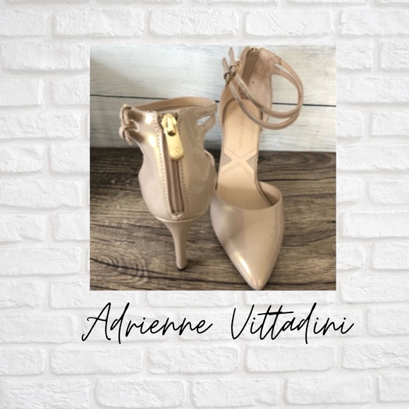 Adrienne Vittadini Shoes - Adrienne Vittadini- Champagne Patent Leather